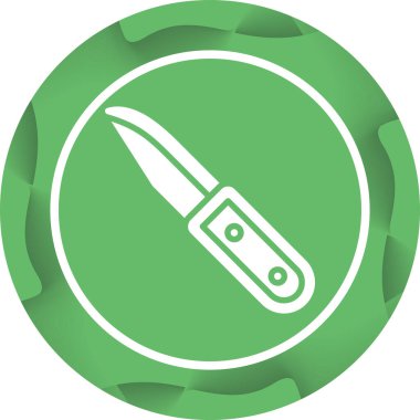 bıçak simgesi modada izole edilmiş arkaplan