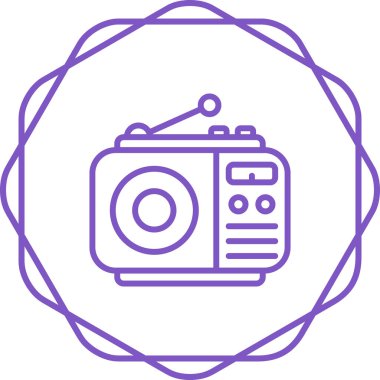 kamera modern simge vektör illüstrasyonu