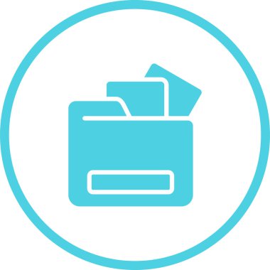 soyut arkaplan grubunda dizin simgesi izole edildi