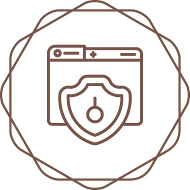 Modern simgenin vektör illüstrasyonu