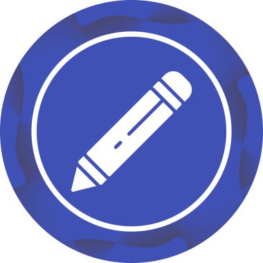 Kalem. Web simgesi basit illüstrasyon