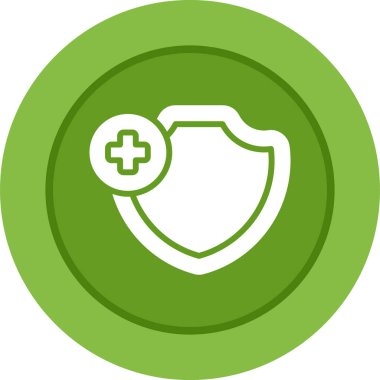 Web simgesi, vektör çizim kalkan 