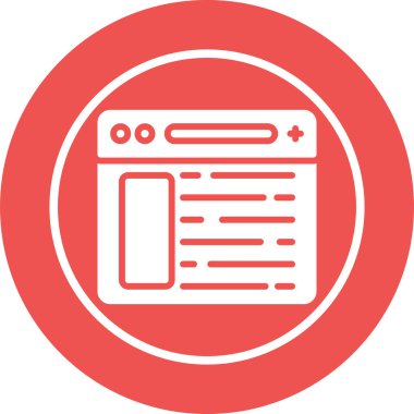 seo modern simgesinin vektör illüstrasyonu