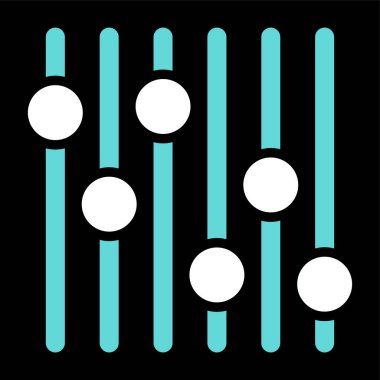 çubuk şeması vektör simgesi