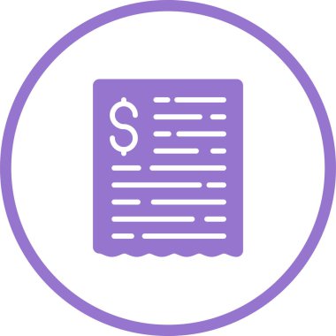 Bill Web simgesi, vektör illüstrasyonu 