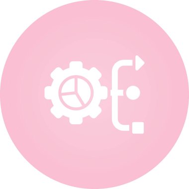 Modern bir simgenin vektör illüstrasyonu