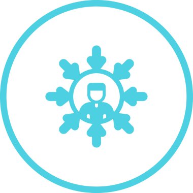 Projeniz için vektör kar tanesi simgesi