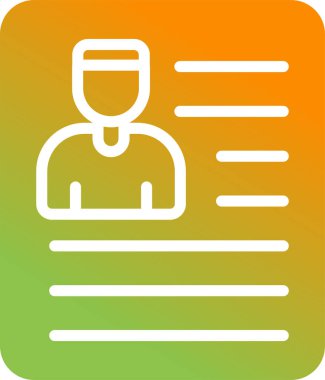 Benzersiz rapor vektör simgesi