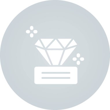 Elmas simgesi vektör illüstrasyonu