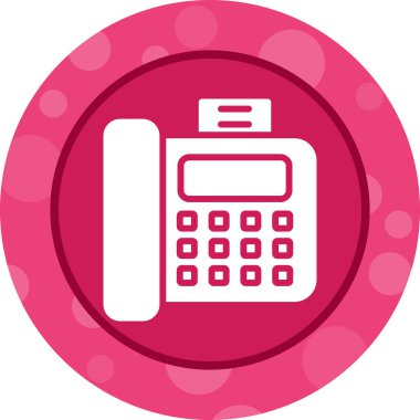 - Telefon. Web simgesi basit illüstrasyon