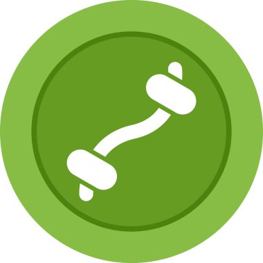 Tek bir simgenin vektör illüstrasyonu