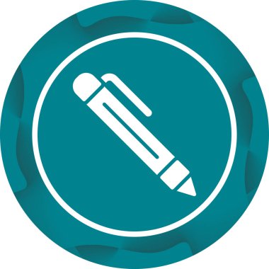 Bir kalem ağı simgesinin vektör illüstrasyonu