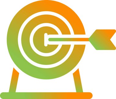 hedef simge vektör illüstrasyonu