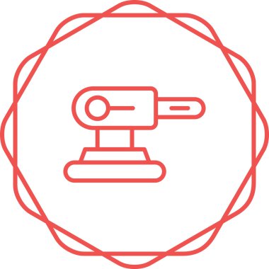 Radar. Web simgesi basit illüstrasyon