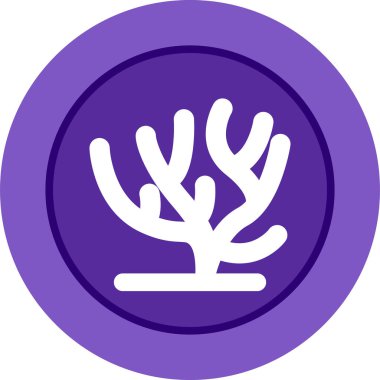 Ağaç. Web simgesi basit illüstrasyon