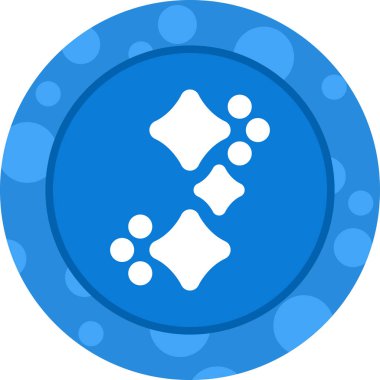 Mavi damlanın vektör çizimi