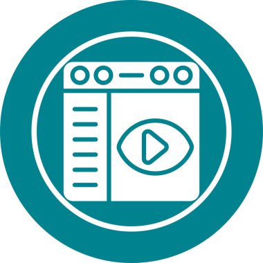 seo modern simgesinin vektör illüstrasyonu