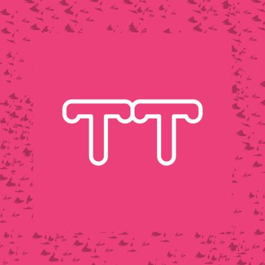 Modern b 'nin vektör illüstrasyonu simge tasarımından yoksun