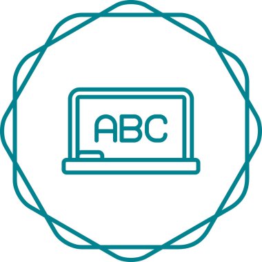 Benzersiz ağ ikonu vektör illüstrasyonu