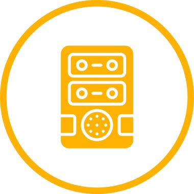 radyo simgesi vektör illüstrasyonu