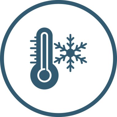 termometre ağ simgesi vektör çizimi