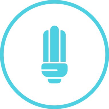 ampul web simge vektör çizim 