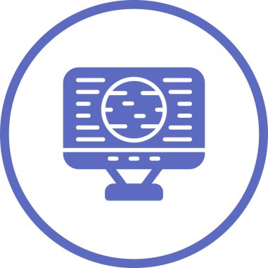 Kamera. Web simgesi basit illüstrasyon