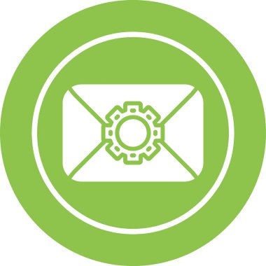 zarf web simgesi vektör illüstrasyonu 