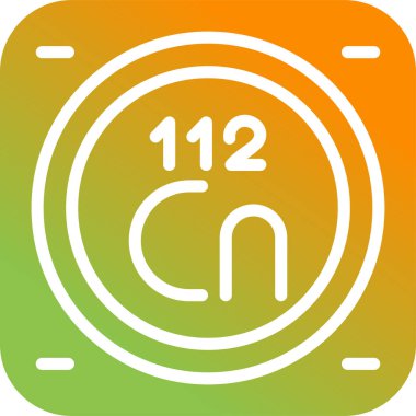 Kimyasal metal işareti ağ basit illüstrasyon