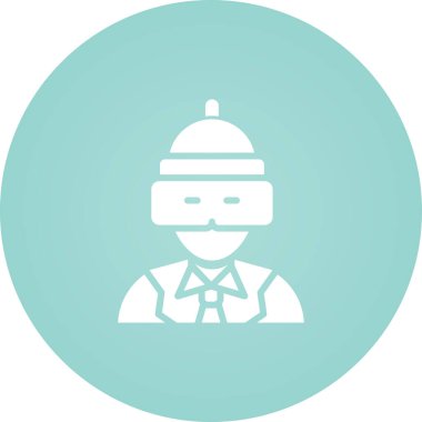 Benzersiz kullanıcı vektörü simgesi