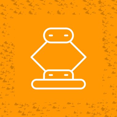 Robot simgesinin vektör çizimi. Tasarım ve web simgesi için insan simgesi.