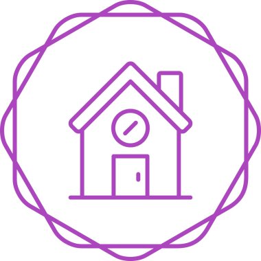 ev vektörü simgesi modern ince çizgi simgesi