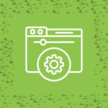 Yeşil çizgi çamaşır makinesi simgesi yeşil arkaplanda izole edildi. Çamaşır makinesi. vektör illüstrasyonu