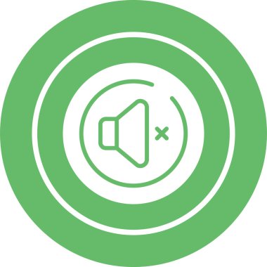 Konuşmacı simgesi. Basit resimleme