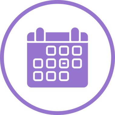 takvim tarihi simgesi ana hat biçiminde