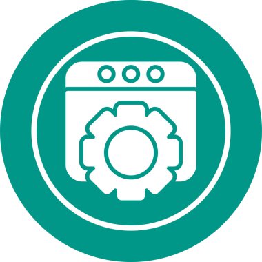 Windows web simgesi vektör çizimi