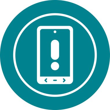 akıllı telefon web simgesi vektör çizimi