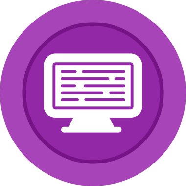  Bilgisayar web simge vektör çizim