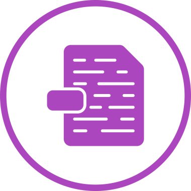 dosya simgesi, vektör illüstrasyonu 