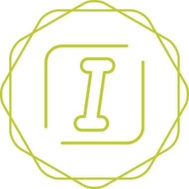 Modern b 'nin vektör illüstrasyonu eksik simgesi