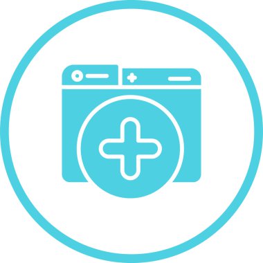 Elektrik pil simgesi, basit tarzı