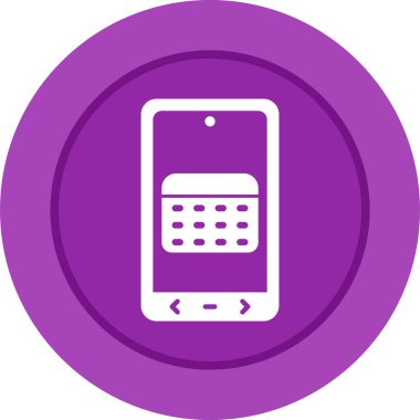 cep telefonu ikonu vektör illüstrasyonu