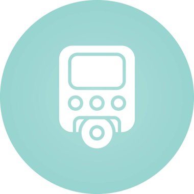 Benzersiz Radyo Vektörü Kabartma Simgesi