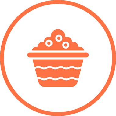 Gıda simgesinin vektör illüstrasyonu