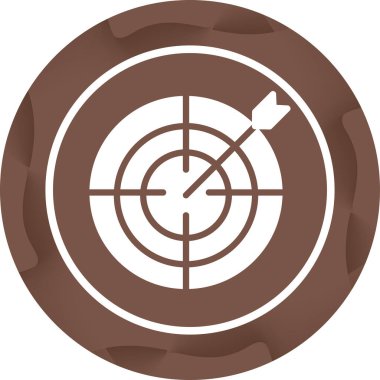 hedef hedef simgesini ana hat biçiminde hedefle