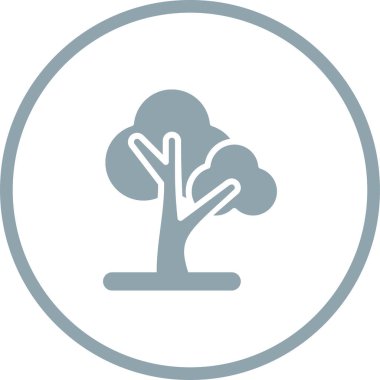 vektör ağacı simgesi, illüstrasyon,