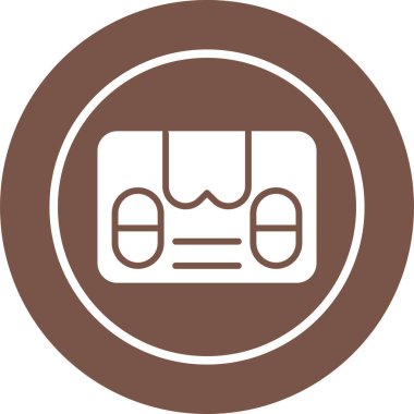 Modern bir simgenin vektör illüstrasyonu