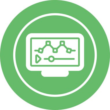 seo modern simgesinin vektör illüstrasyonu