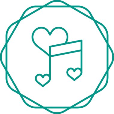 Vektör Kalp Simgesi illüstrasyonu