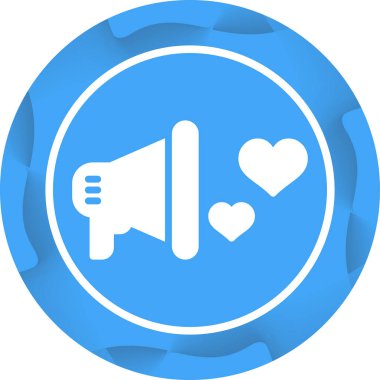 Aşk kalp damga vektör simgesi. biçim iki renkli düz semboldür, mavi renkler, gri renkler, beyaz arkaplan